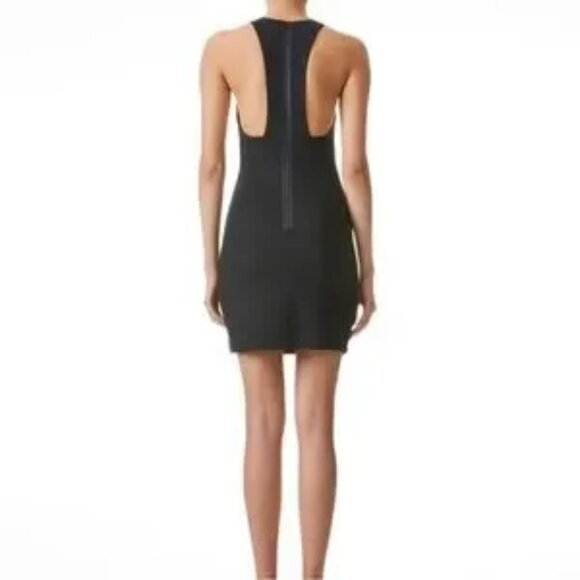 NEW Gara Cutout Mini Dress in Black size 2 - Picture 3 of 15